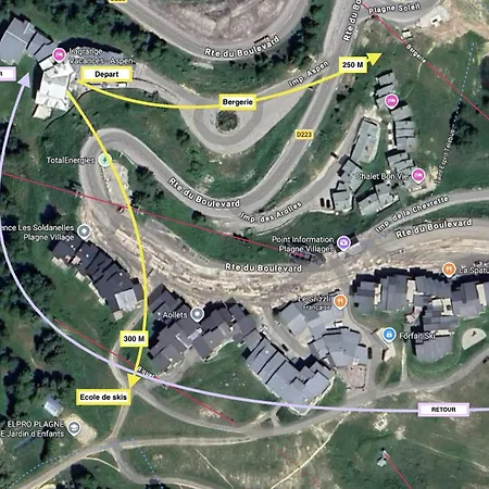 Plagne Villages, Charmante De Tourisme 4 Etoiles 公寓 拉普拉涅