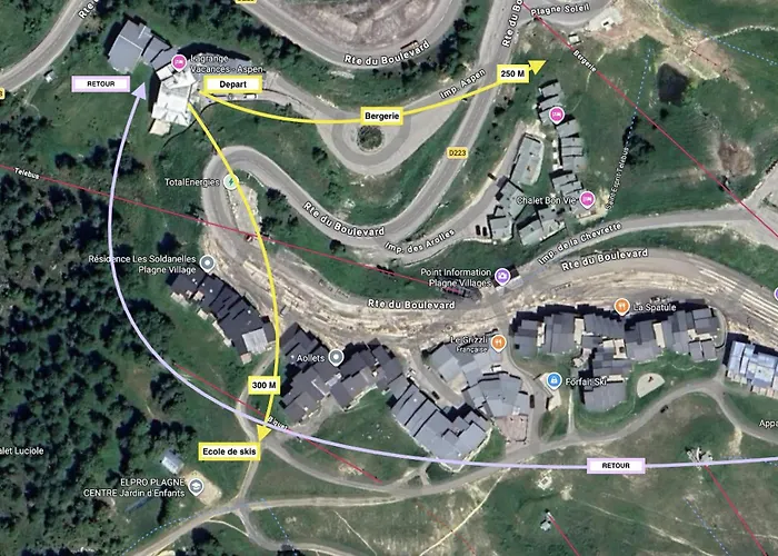 Plagne Villages, Charmante De Tourisme 4 Etoiles 公寓 拉普拉涅